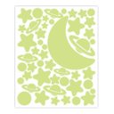 Ver imagem 1 de Adesivo Brilha No Escuro - Galáxia - Estrelas - Planetas Lua