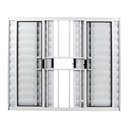 Ver imagem 1 de Veneziana 6 Folhas Aluminio Branco C/grade 1,00x100