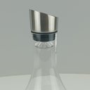 Ver mais imagens de Decanter Licoreira de Cristal 1,5L Transparente 29x18x18cm Whisky Vinho Bar