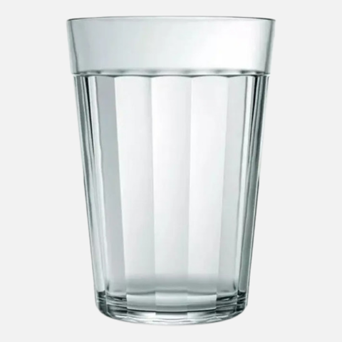 Copo Americano Duplo 300 ml Transparente - Kit com 12 Unidades