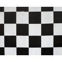 Ver imagem 1 de Piso Vinilico Xadrez Brilho Preto e Branco 0,7mm