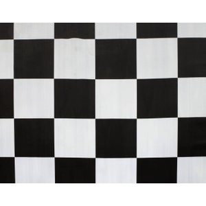 Piso Vinilico Xadrez Brilho Preto e Branco 0,7mm