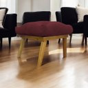 Ver imagem 2 de Puff Decorativo Retangular para Sala Penteadeira Marty Linho