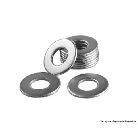 Arruela Lisa Zincada D 1/4equot