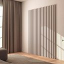 Ver imagem 2 de Painel Ripado de Madeira para Sala Quarto 134x183cm Bairon D03 Fendi - Lyam Decor