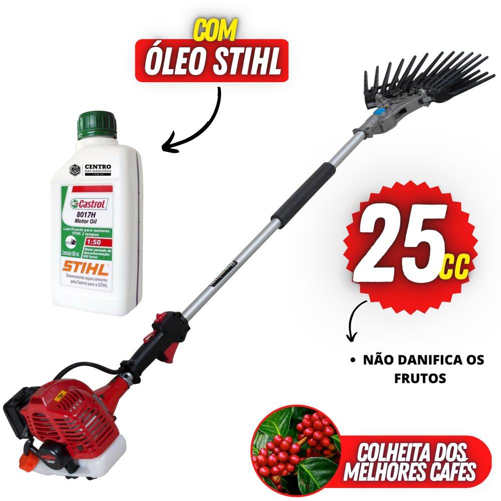 Derriçadeira Kawashima Haste Curta e Mãozinha Dupla Para Maior Produtividade + Óleo Stihl - 1