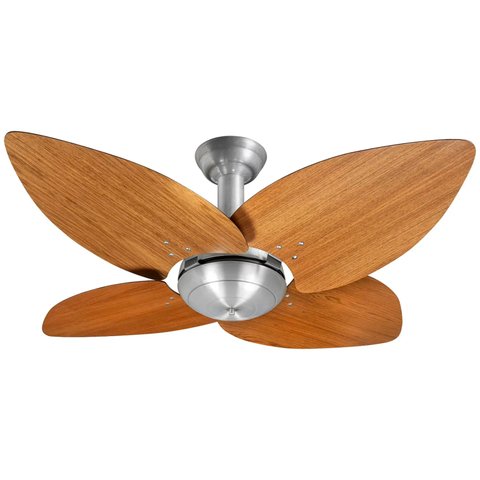 Ventilador de Teto Office Jet Aspen Venti-delta Prata Freijó 220v
