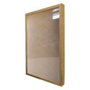 Ver imagem 2 de Moldura Quadro Caixa 3cm A4 21x30cm Foto Poster Ilustração com Vidro - Várias Cores Tacolado Moldura