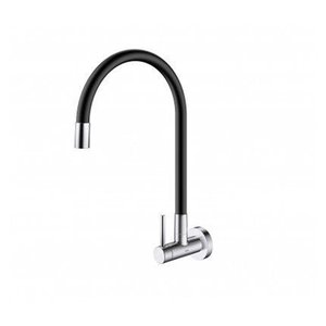 Torneira de Parede Cozinha Bica Alta Docolspice Chrome/black