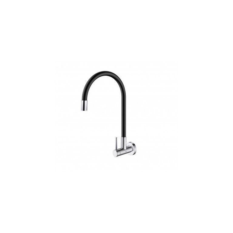 Torneira de Parede Cozinha Bica Alta Docolspice Chrome/black