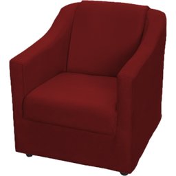 Kit 6 Poltronas Decorativas Para Sala De Espera Recepção Escritório Consultório Suede - 3