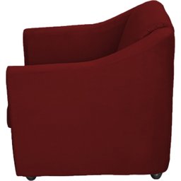 Kit 6 Poltronas Decorativas Para Sala De Espera Recepção Escritório Consultório Suede - 4