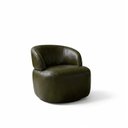 Ver imagem 5 de Kit 2 Poltronas de Couro Legítimo Giratótia Luna
