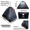 Ver imagem 5 de Kit Coifa 90x60 Gourmet Grill Flutuante Inox 1 Tubo Espetos