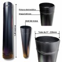 Ver imagem 7 de Kit Coifa 90x60 Gourmet Grill Flutuante Inox 1 Tubo Espetos