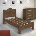 Ver imagem 1 de Cama Solteiro Siena 100% Mdf com Sarrafo em Madeira Carmolar Mocaccino