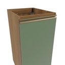 Ver imagem 5 de Balcão Celeste Kappesberg 100% Mdf 1 Porta Nogueira/verde 40cm