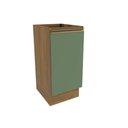 Ver imagem 1 de Balcão Celeste Kappesberg 100% Mdf 1 Porta Nogueira/verde 40cm