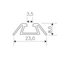 Ver imagem 3 de Trilho p/Porta Correr Rm-024 Inferior Fosco 3m