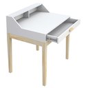 Ver imagem 5 de Escrivaninha Infantil com Cadeirinha Sued Mesinha com Gaveta MDF para Estudo Rosa para Quarto Menina