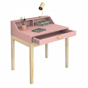 Ver imagem 6 de Escrivaninha Infantil com Cadeirinha Sued Mesinha com Gaveta MDF para Estudo Rosa para Quarto Menina