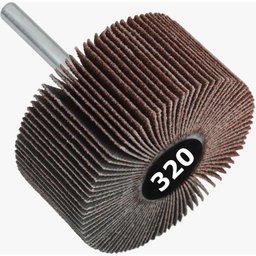 Roda de Lixa Minikontour 70mmx20mm - Grana 320 - 50 Pçs - 1