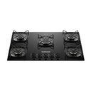 Ver imagem 1 de Cooktop 5 Bocas a Gás Continental Mesa de Vidro Preto com Acendimento Automático Kc5gr Bivolt