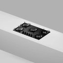 Ver imagem 4 de Cooktop 5 Bocas a Gás Continental Mesa de Vidro Preto com Acendimento Automático Kc5gr Bivolt