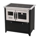 Ver imagem 2 de Fogão A Lenha Supreme Glass Hidro HFS2LE N2 Lado Esquerdo Preto E Prata