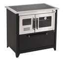 Ver imagem 3 de Fogão A Lenha Supreme Glass Hidro HFS2LE N2 Lado Esquerdo Preto E Prata