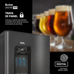 Cervejeira EOS Bierhaus 100L Frost Free Inox Titanium ECE110 220V - 7
