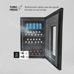 Cervejeira EOS Bierhaus 100L Frost Free Inox Titanium ECE110 220V - 5