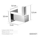 Ver imagem 3 de Cabide Simples Inox - Kromus Qd0401