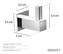 Ver imagem 3 de Cabide Simples Inox - Kromus Qd0401