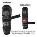 Ver imagem 2 de Caneleira Cotoveleira de Proteção Moto Motoqueiro Motocross Articulada Bike Trilha Enduro