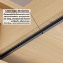 Ver mais imagens de Cozinha Compacta Cristaleira 8 Portas 2 Gavetas MDF 190cm Cinza Aura