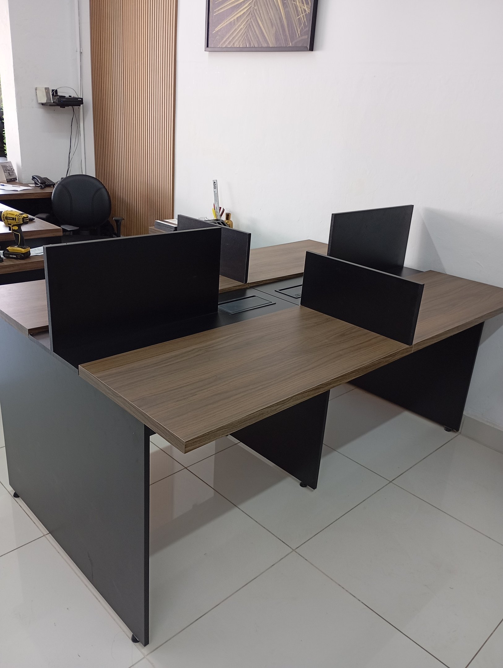 Mesa Escritório Plataforma 4 Lugares 1,80x1,20 - 4