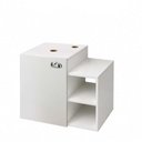 Ver imagem 5 de Gabinete Suspenso Íbis com Cuba 1 Porta MDP 57cm Branco Pontto Lavabo