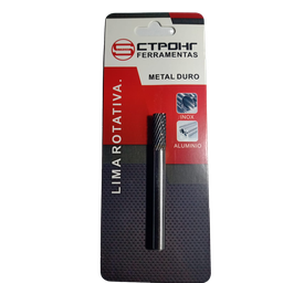 LIMA ROTATIVA CILINDRICA CORTE FRONTAL haste 6mm Corte16X6 - 1