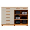 Cômoda New Triunfo com 2 Portas e 8 Gavetas em Mdp Benetil - 5