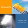 Luminaria Solar Poste Kit 10 Uni Refletor 360 Leds Sensor Movimento 3 Modos Iluminaçao Segurança Det - 8