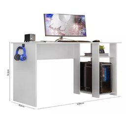 Mesa para Computador Gamer Slim - Leartam - 4