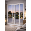 Ver imagem 2 de Porta de Correr Alumínio Branco Sacada 04 Folhas Maxx