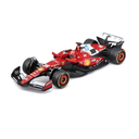 Ver imagem 3 de Miniatura F1 Ferrari Sf-25 16 Leclerc C/ Piloto 1:43 Bburago