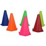 Cone de Marcação Flexível Colorido 24cm Pvc Flexível - Kit C/ 60 Unidades - 1