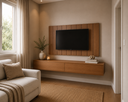 Ver imagem 1 de Painel Lambri MDF Autocolante 180cm Cabeceira ou Rack TV: Amadeirado