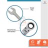 Chave Combinada Articulada com Catraca Starfer 11mm - 4