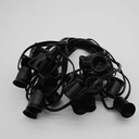 Ver imagem 1 de Cordão Varal de Luzes Eco Preto 20e27 10m Ip54