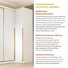 Guarda-roupa Modular de Canto 2 Peças 3 Portas com 2 Portas de Correr Jade CabeCasa MadeiraOriginals - 12
