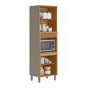 Ver imagem 3 de Paneleiro Torre Allure Jequitiba/gris Fosco 70cm